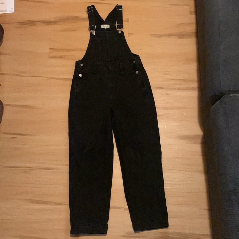 Madewell Straight-leg Overalls in Lunar Wash, Size Small